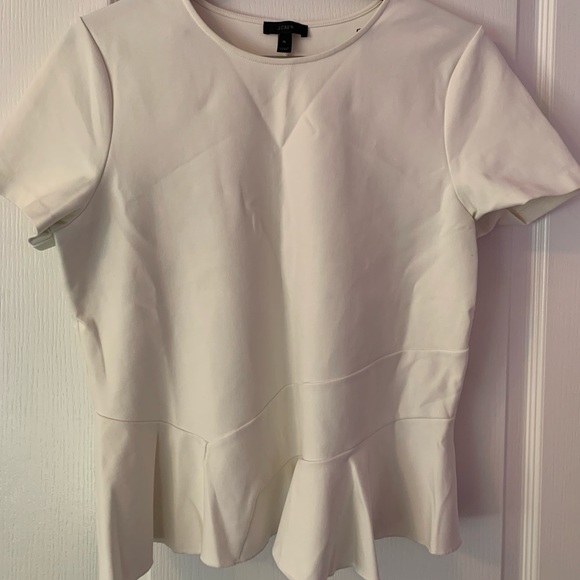 J. Crew Tops - J.Crew White Blouse! SIZE:XL